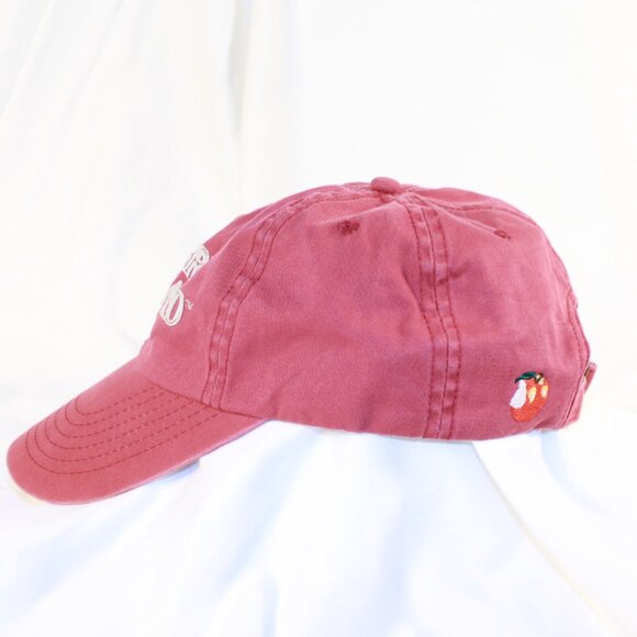 Angry Orchard Hard Cider Distressed Red Embroidered Strapback Adjustable Hat Cap - Picture 2 of 8